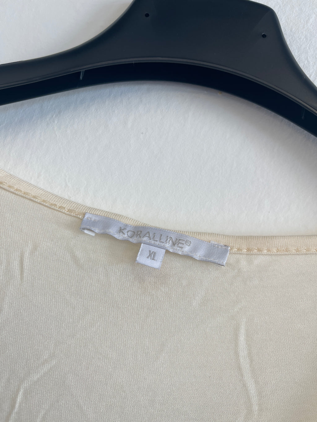 Maglietta Oanna Inserto Retina Fiocco Pailettes Koralline Tg Xl