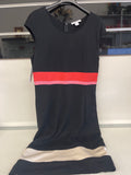 Abito Nero Fascia Rosa Marellatg 46