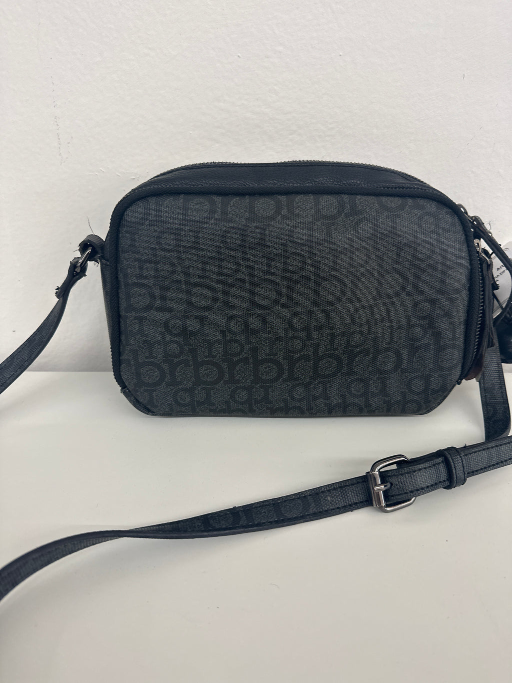 Borsetta Nera Doppia Zip Rocco Barocco Grigis Nera