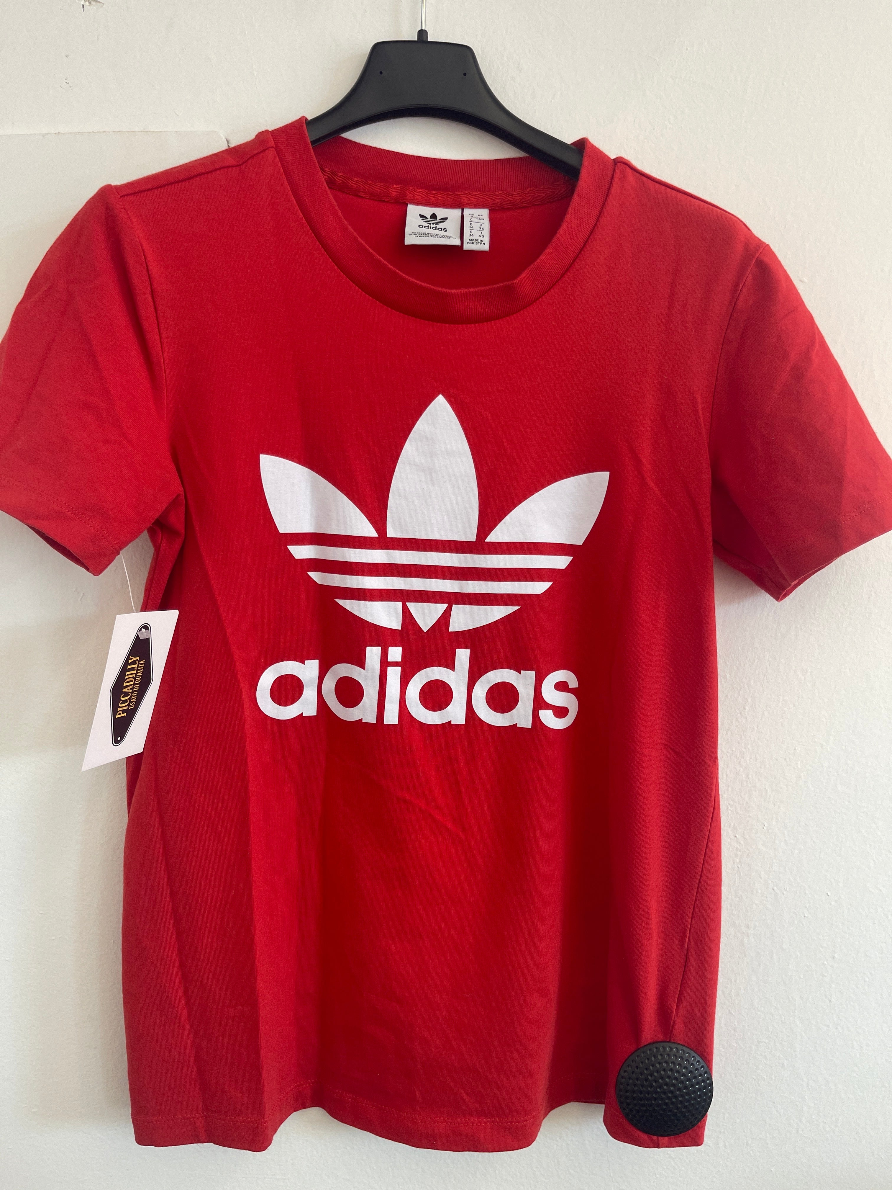 Maglietta Rossa Adidas Tg 40
