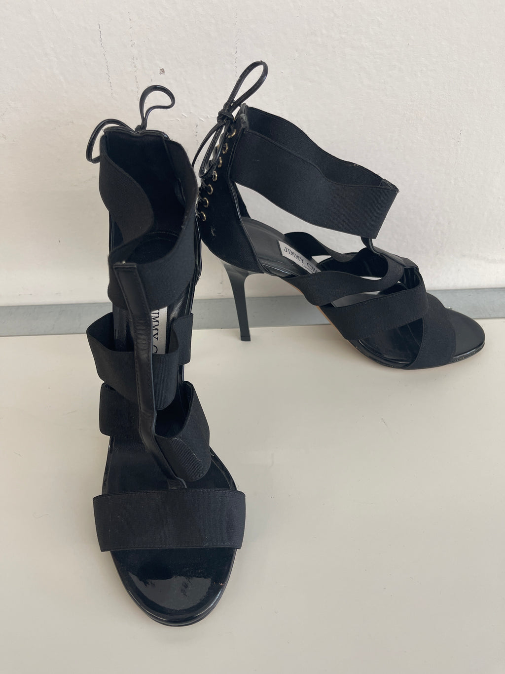 Sandali Jimmy Choo Modello Dario Numero 38 Neri