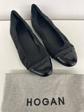 Ballerine Nere Pelle Brilli Hogan  38