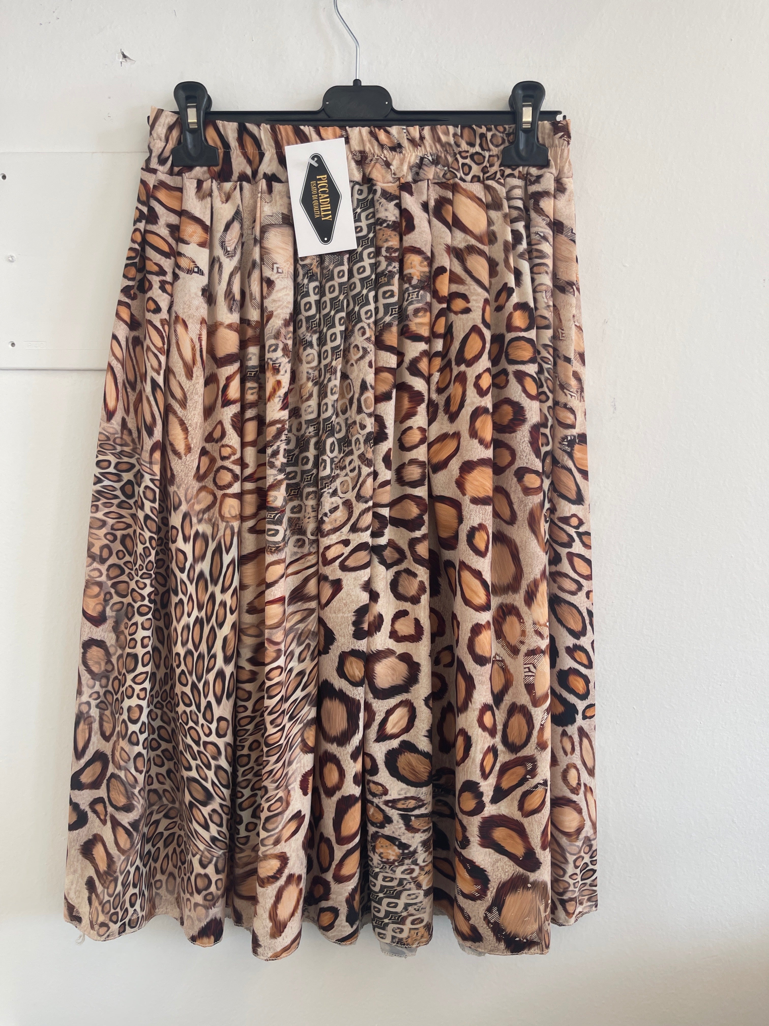 Gonna Fantasia Leopardata Pinokkio Tg Unica