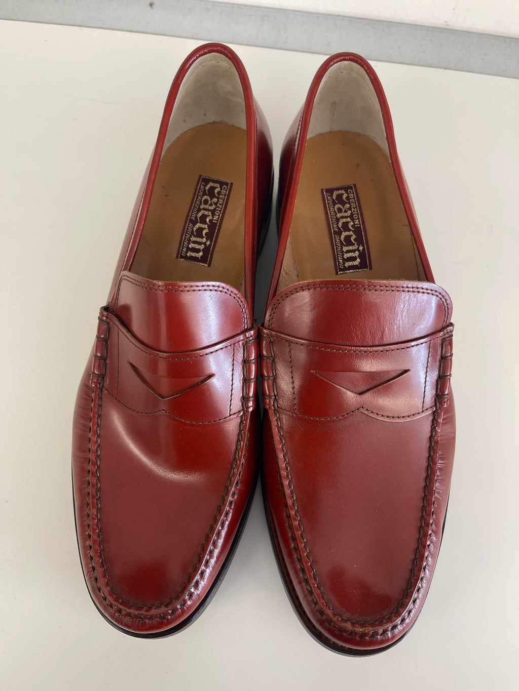 Scarpe Uomo Creazioni Caccin N 10 (circa 43/44) Pelle Artigianali