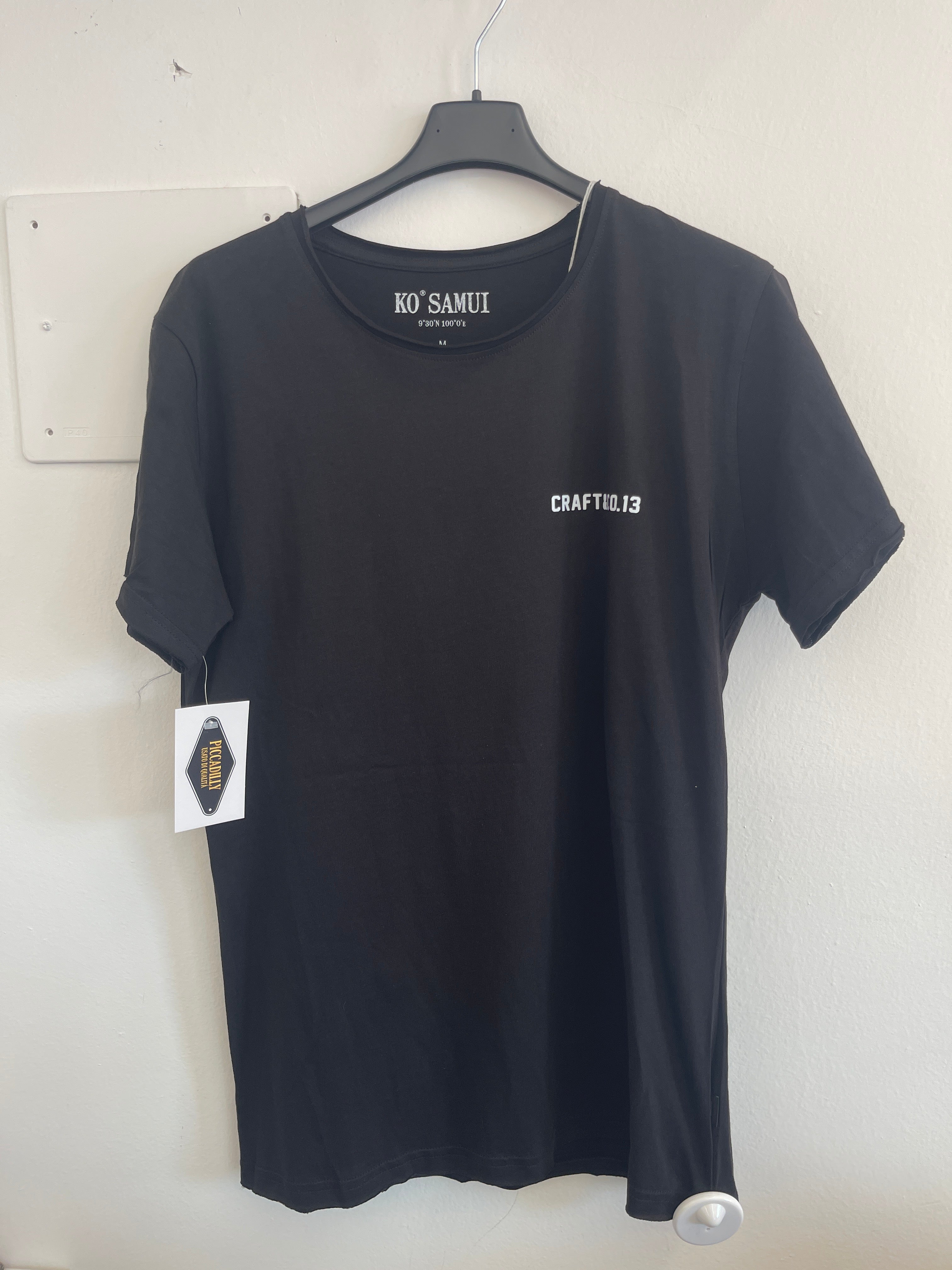 Maglietta  Nera Ko Samui  Craft&co.13 Tg M
