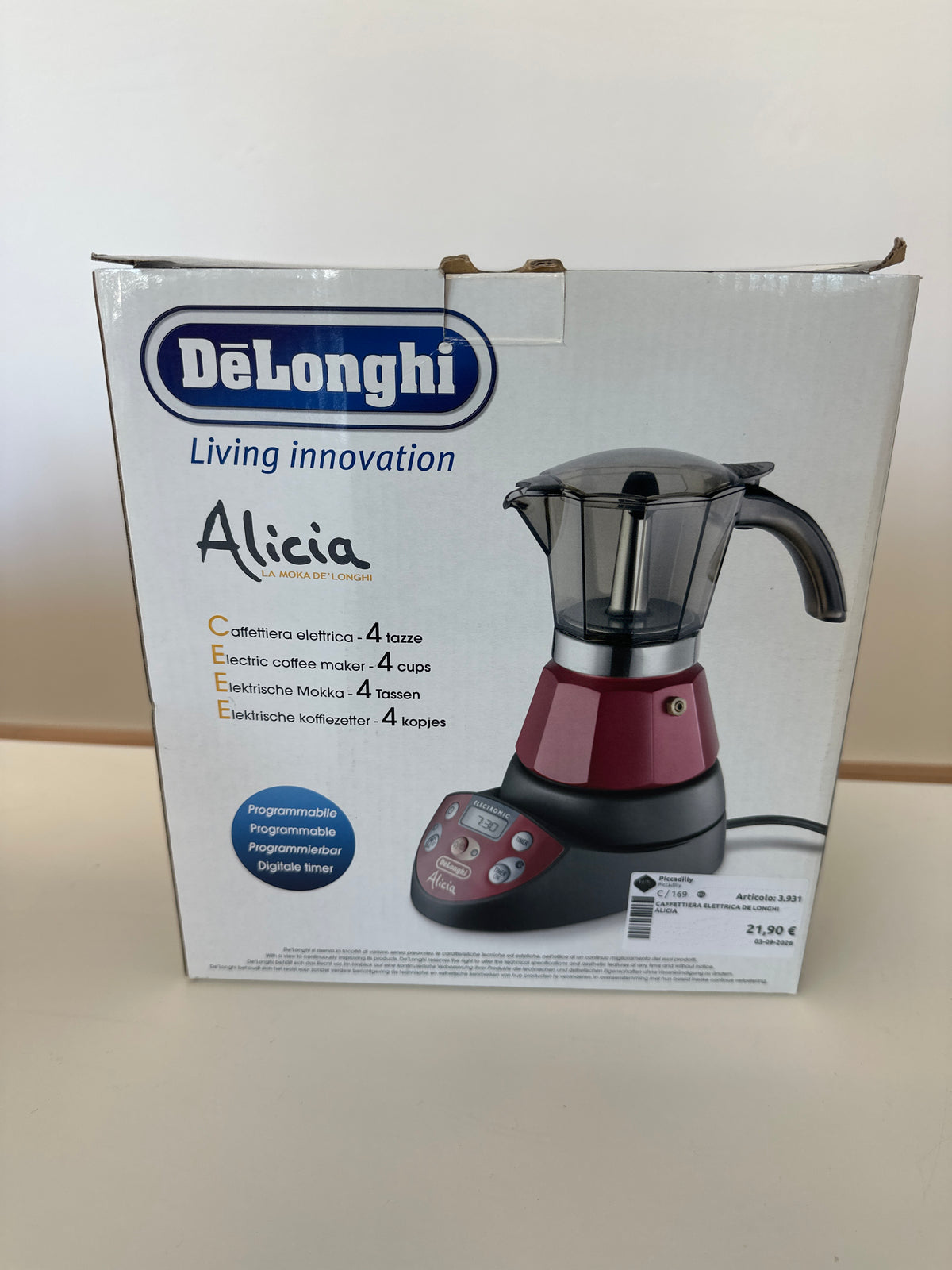 Caffettiera Elettrica De Longhi Alicia