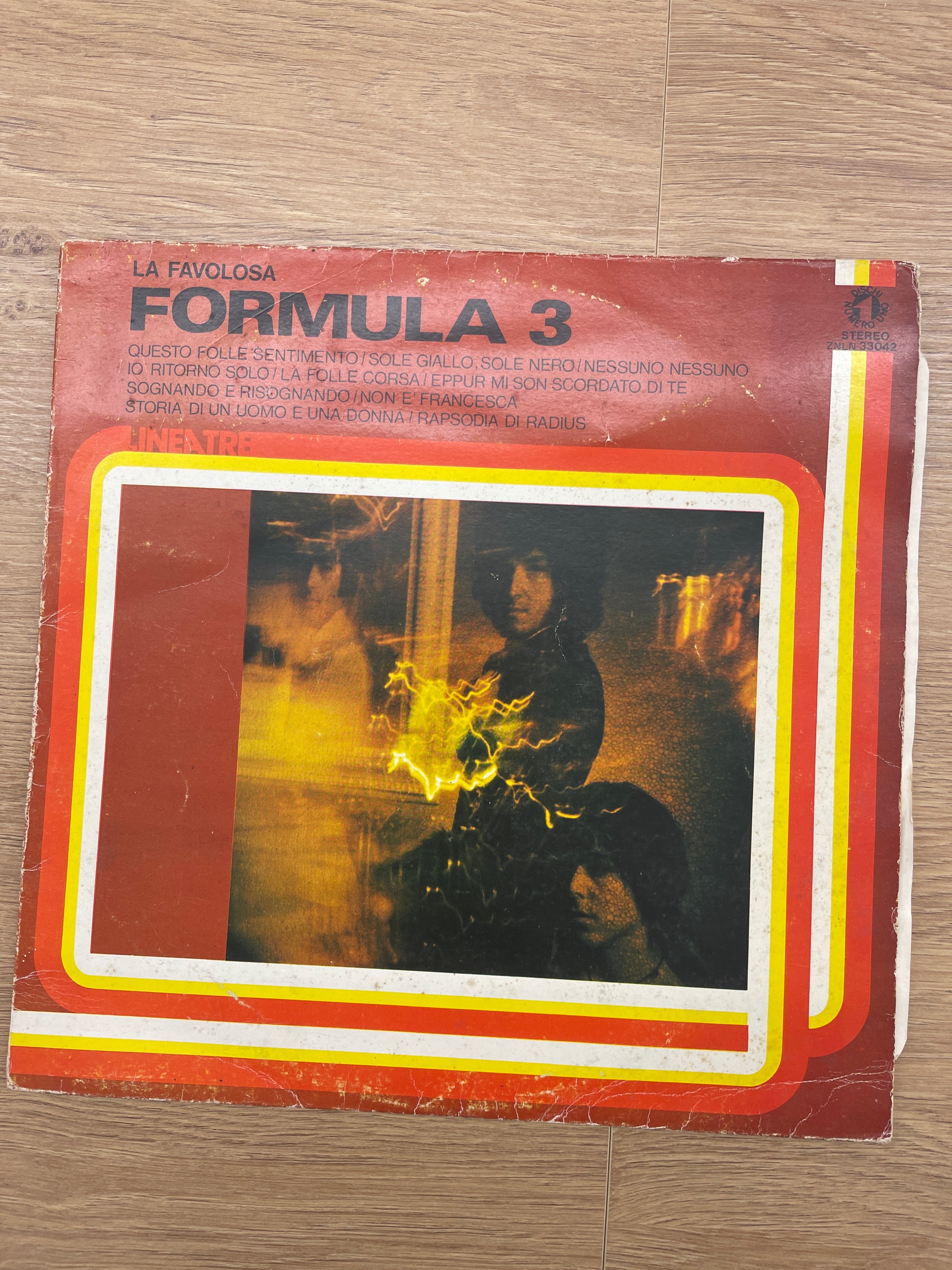 Disco Lp 33 Giri Vinile Formula 3 –la Favolosa Formula 3
