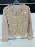 Giacchina Rosa Pizzo Tg L/xl Zip