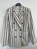 Giacca Donna Righe Beige Grigio Pimkie Tg S