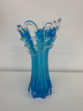 Vaso Vetro Di Murano Tobnalita' Azzurre