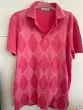 Polo Uomo Rosa Ballantyne T L 100% Cotone