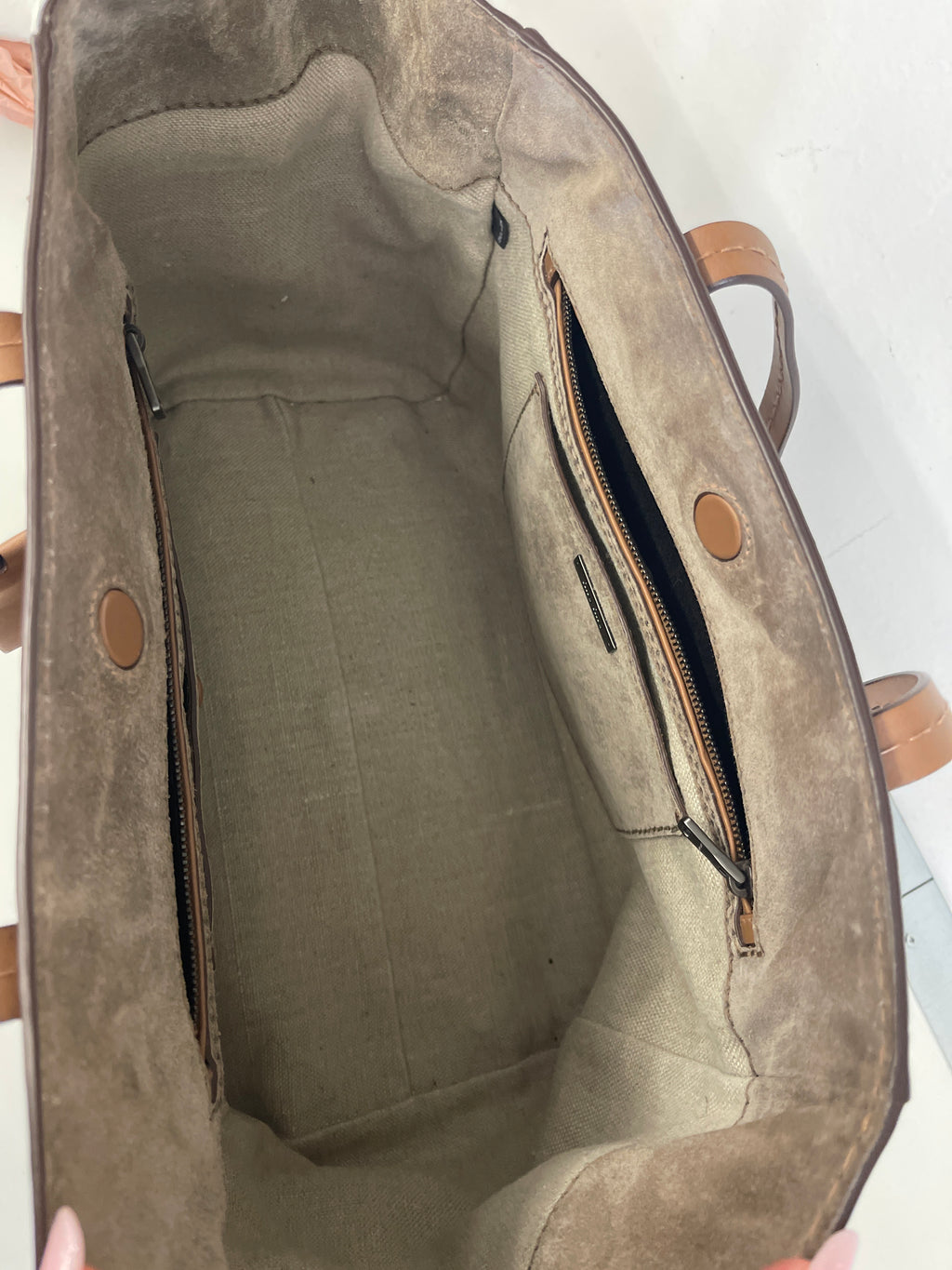Borsa Tote Miu Miu Rr2000 City In Pelle Di Vitello