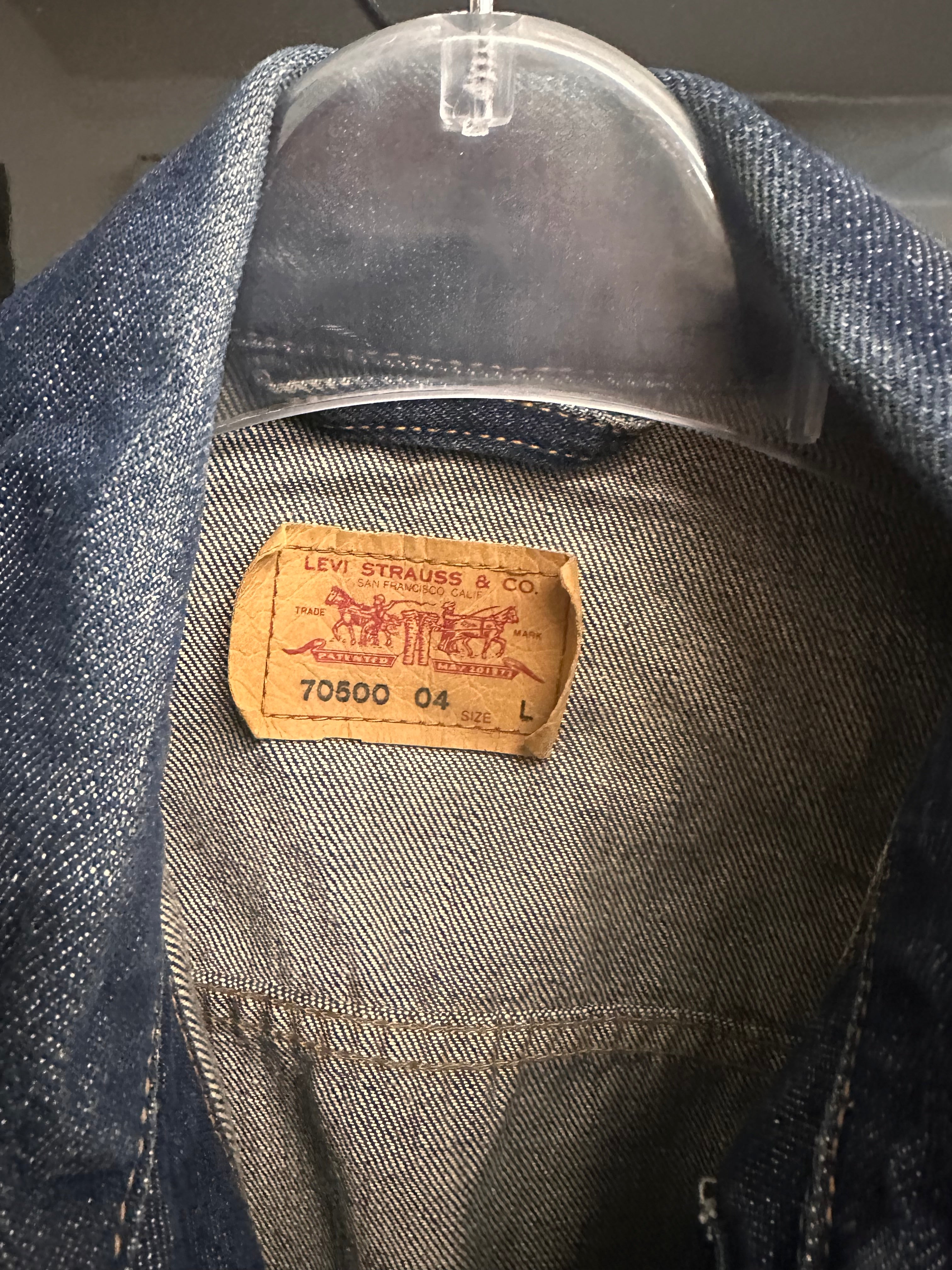 Giubbino In Jeans Levi's Tg L