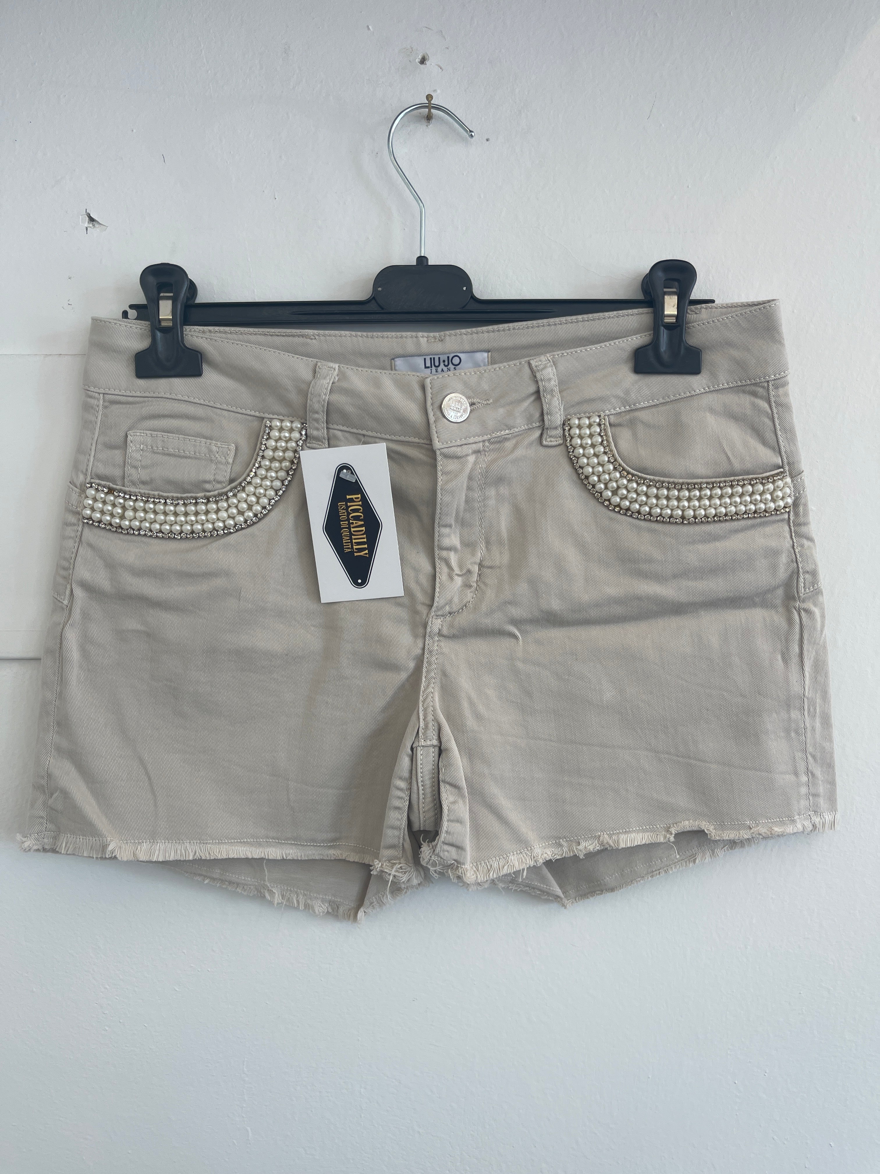Jeans Corto Perline Liu Jo Tg 29 (42/44)