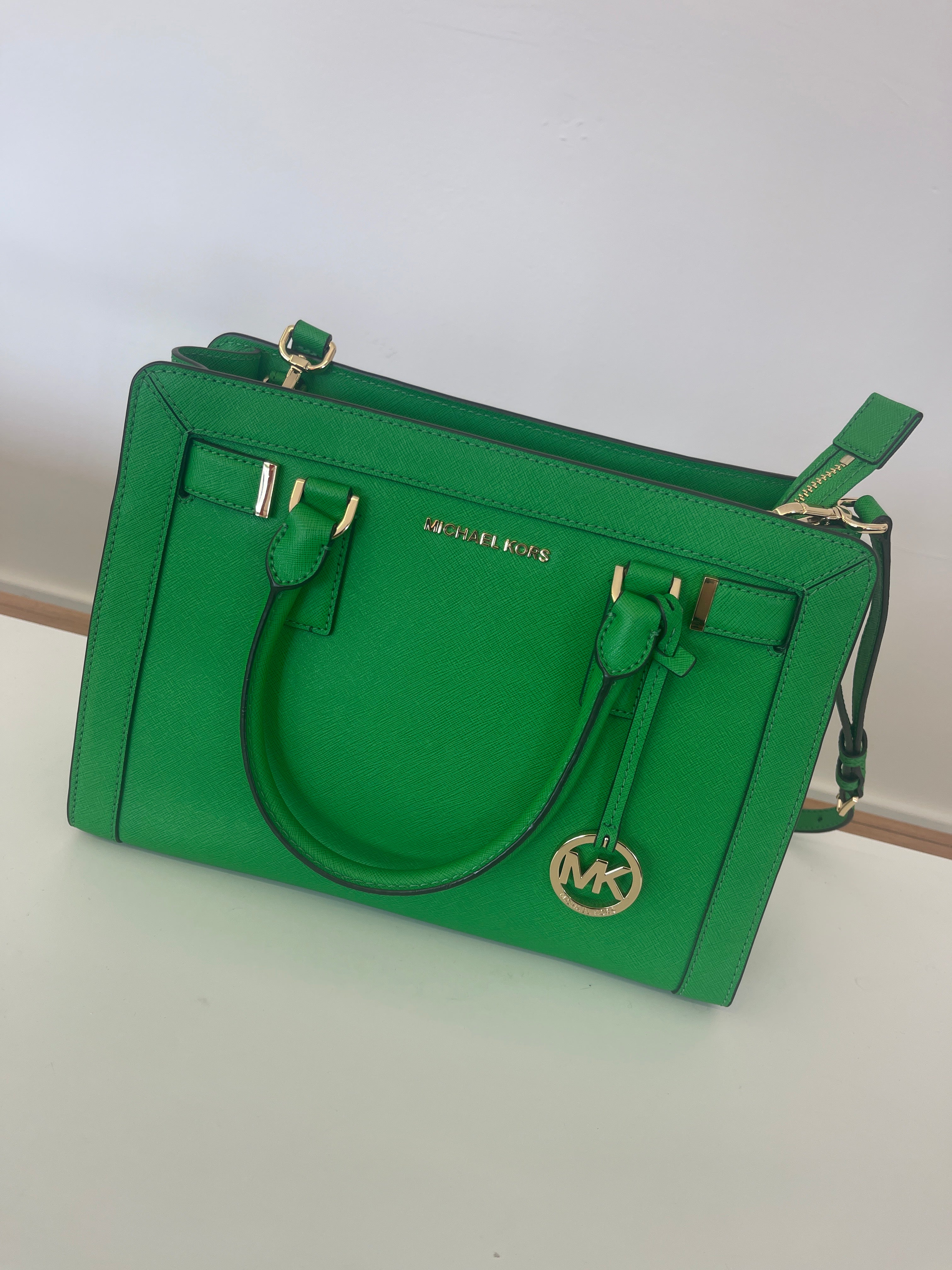 Boprsa Verde Michael Kors Saffiano