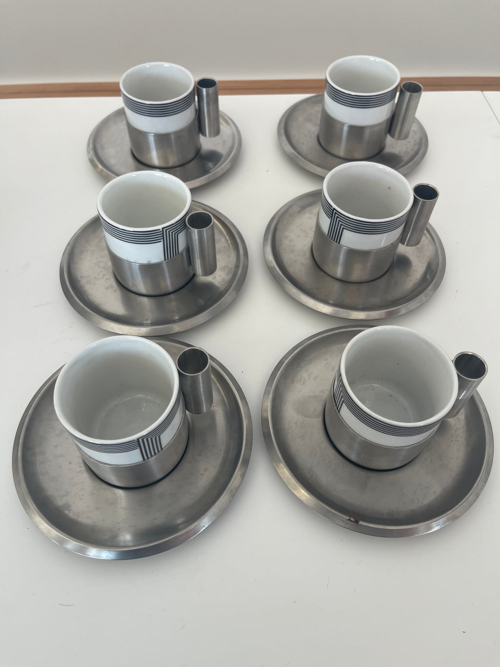 Servizio 6  Servizio Tazzine Caffè Morinox Acciaio