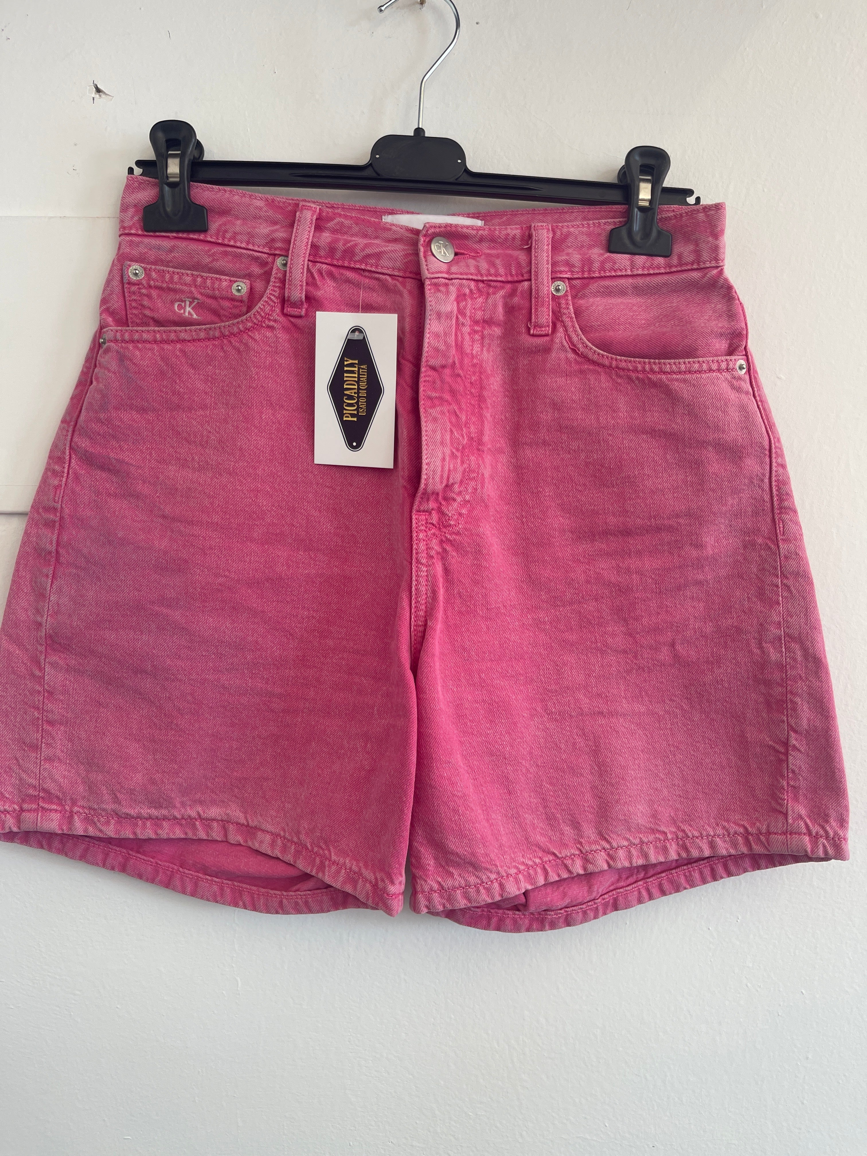 Pantaloncino Corto Rosa Calvin Klein Tg 40/42