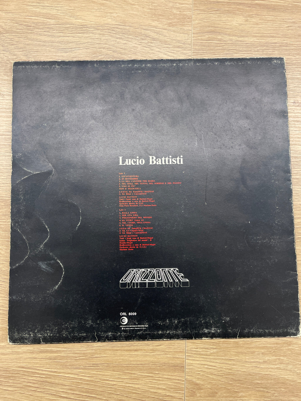 Disoc Lp 33 Giri Vinile Lucio Battisti –lucio Battisti