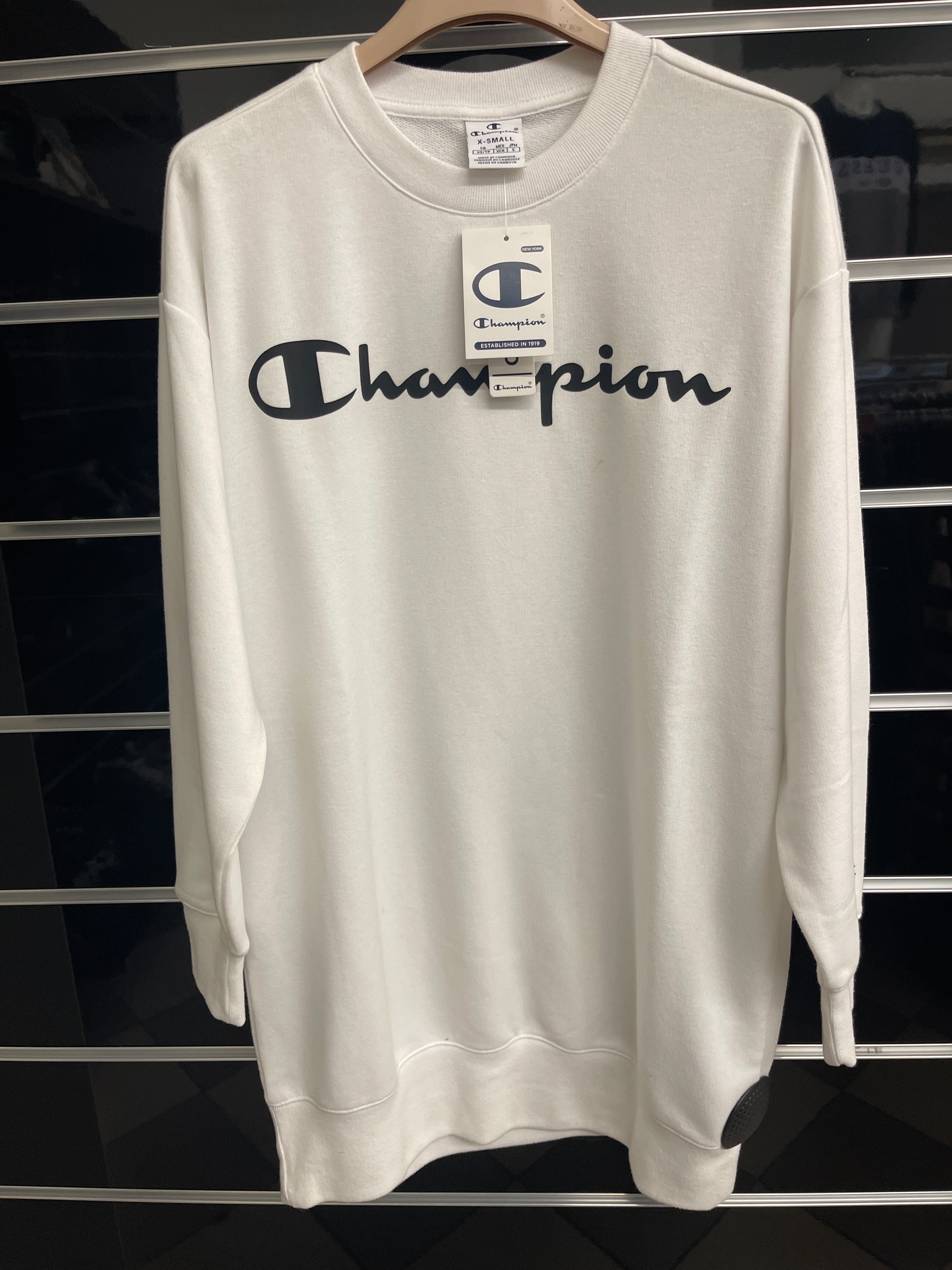 Felpa Uomo Bianca Champion Tg Xs Nuova Con Cartellino