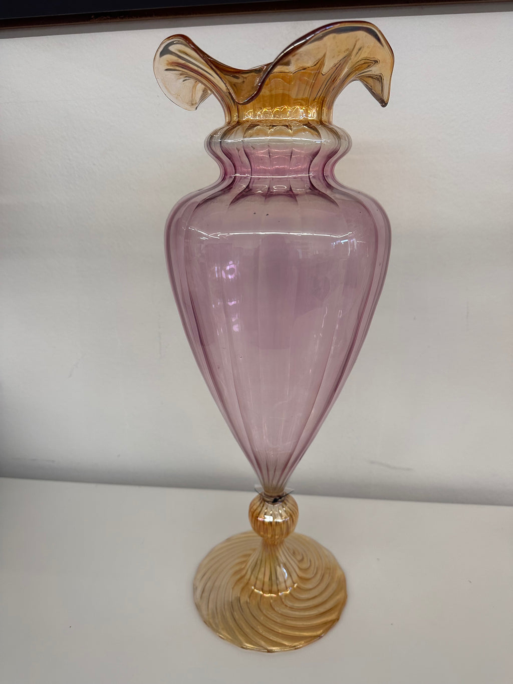 Vaso In Vetro Soffiato 45 Cm