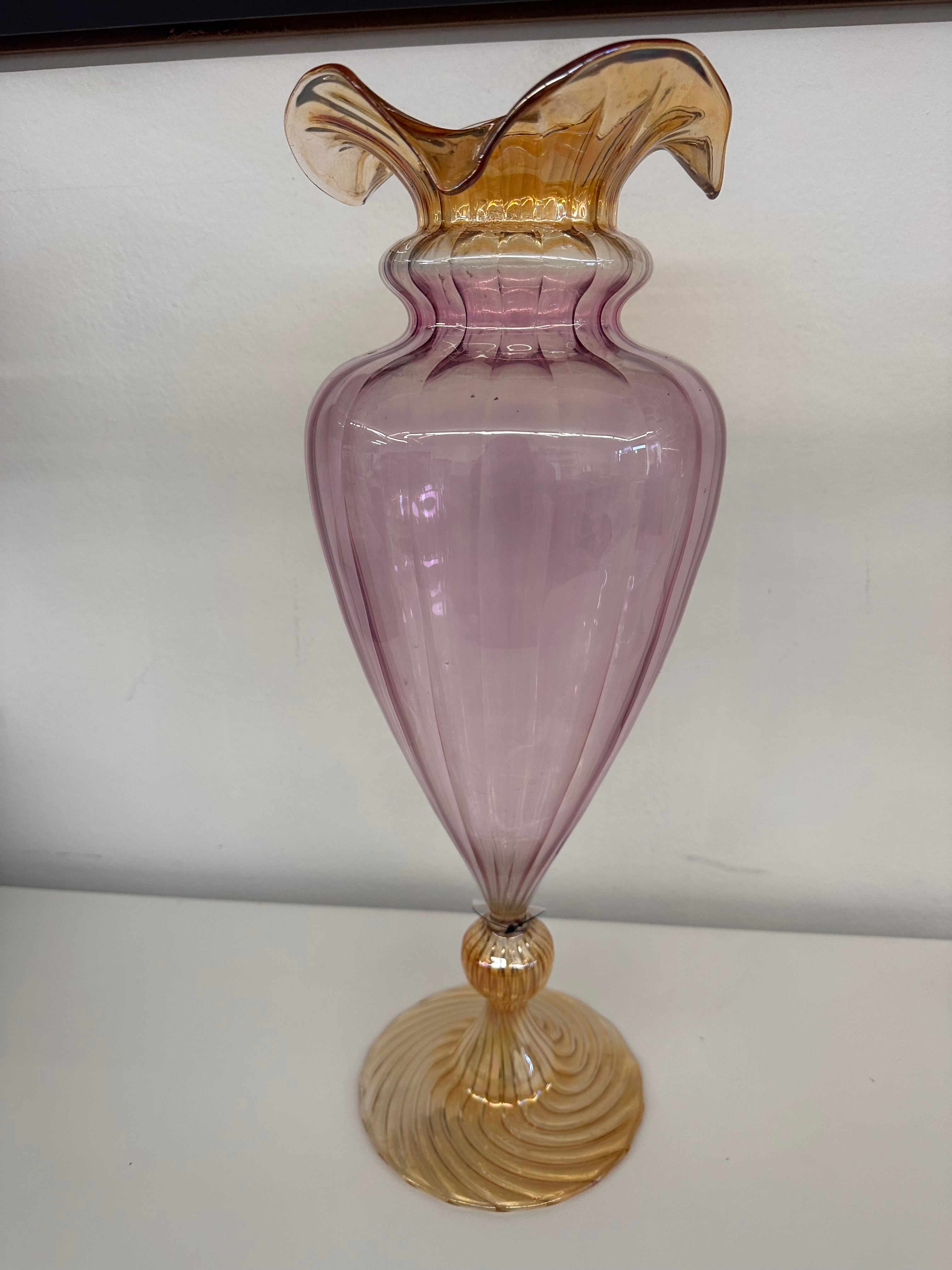 Vaso In Vetro Soffiato 45 Cm