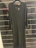 Tuta Intera Donna Nera Scollo V Balze Maniche E Gamba Tg 44 Twin Set Nuovo Con Etichetta