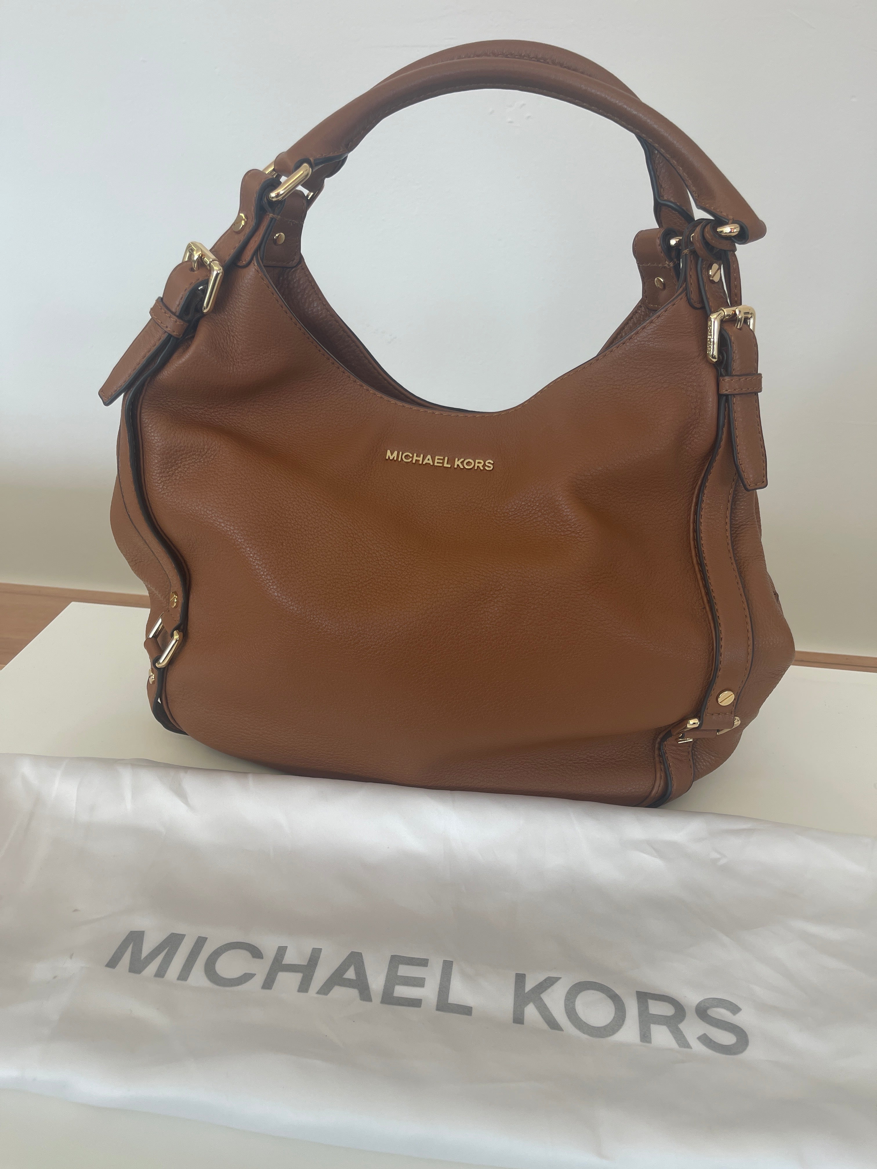 Borsa Pelle Marrone Michael Kors