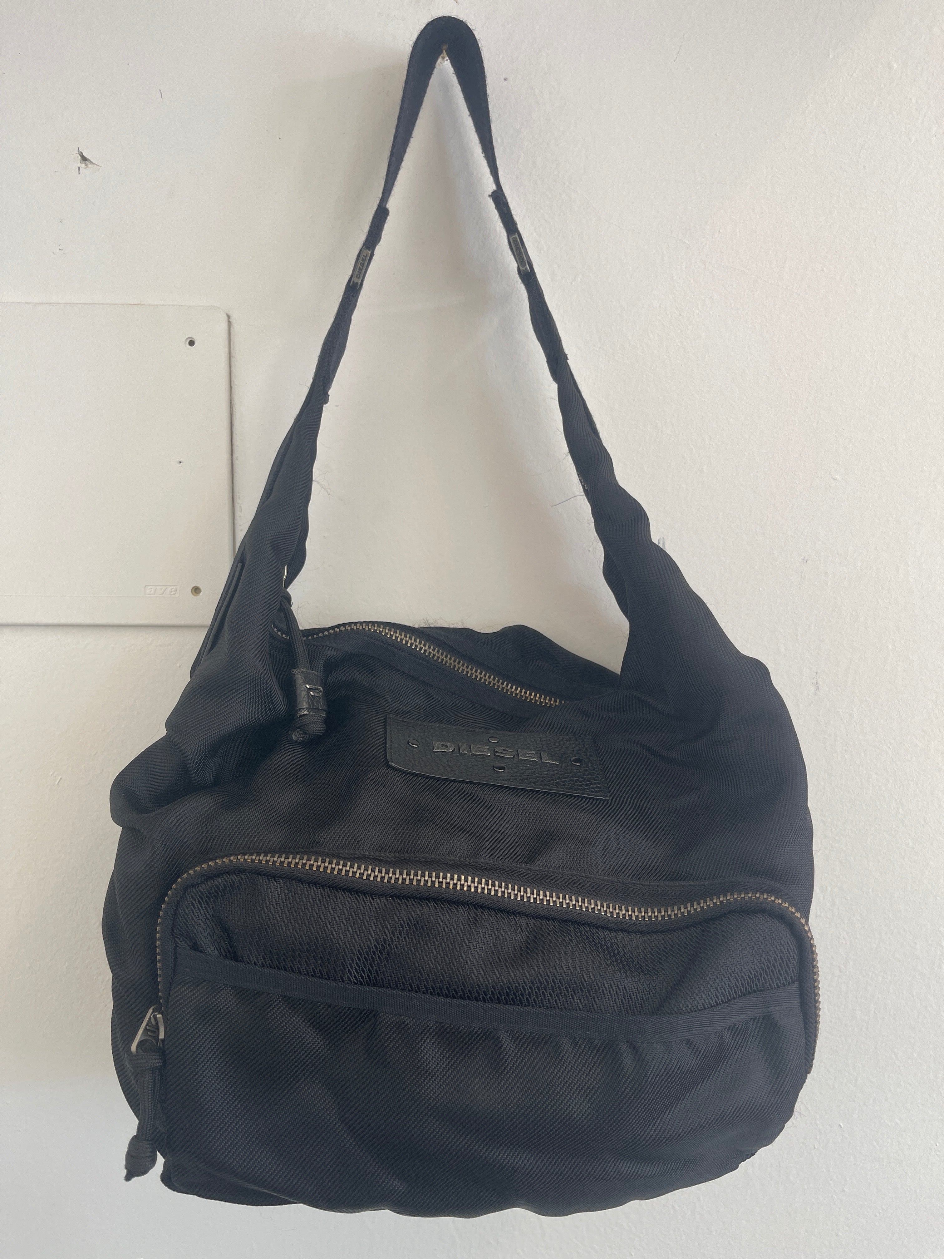 Borsa Nera Tessuto Diesel