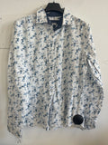Camicia Donna Belmonte Bianca Fantasia Libellule Azz Tg 46