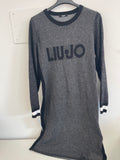 Vestito Grigio Nero Liu Jo Tg Xs
