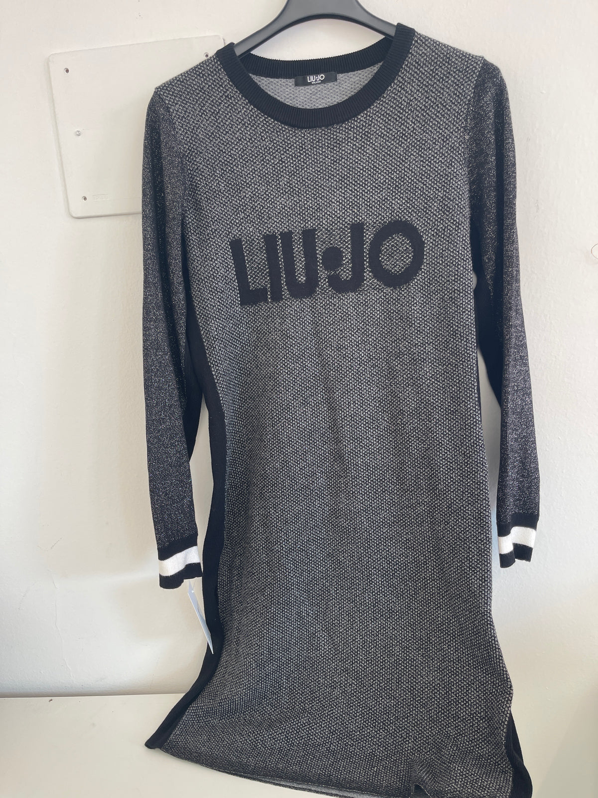Vestito Grigio Nero Liu Jo Tg Xs