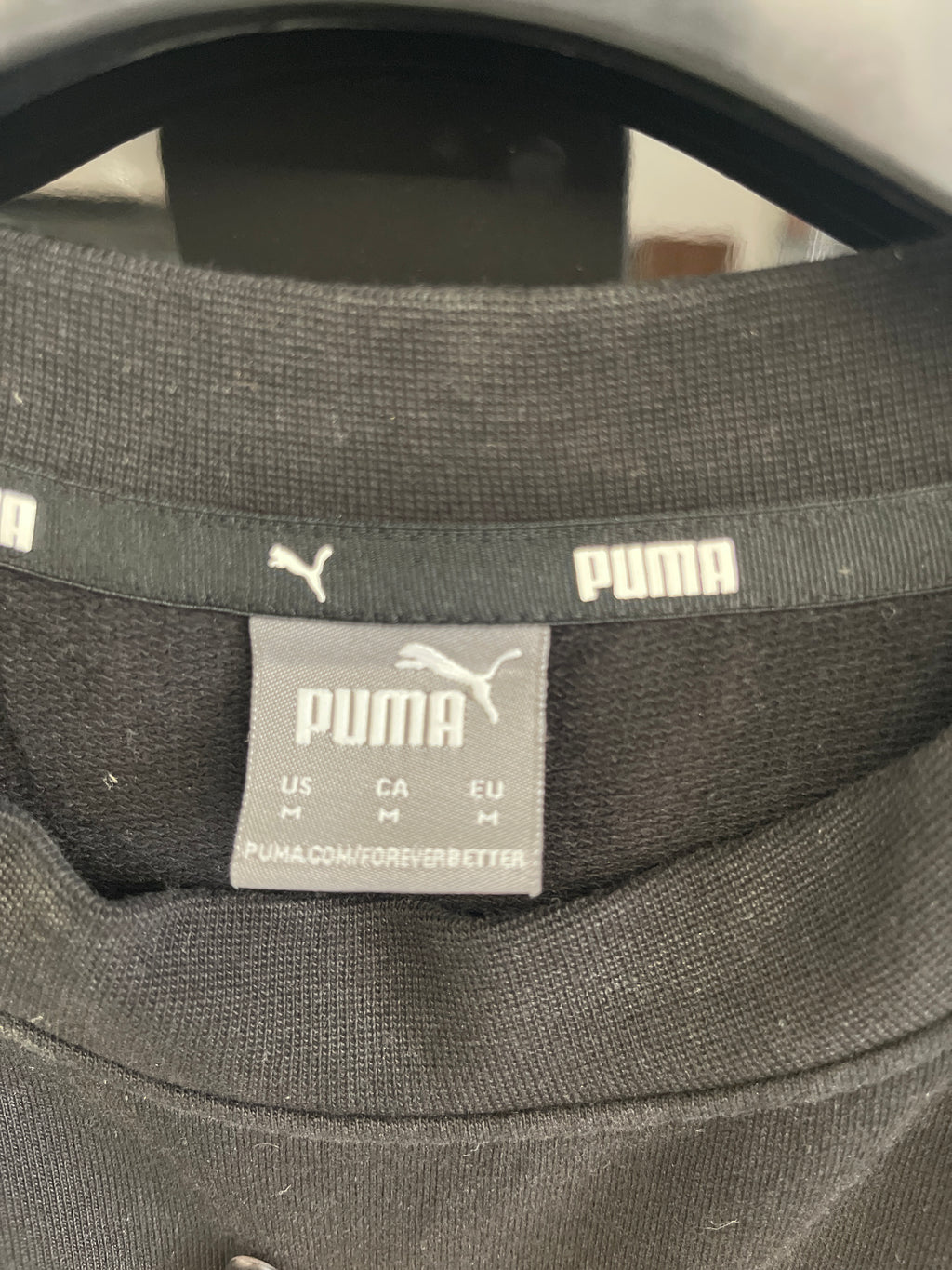 Abito Manica Corta Nero Puma Sportivo Tg M