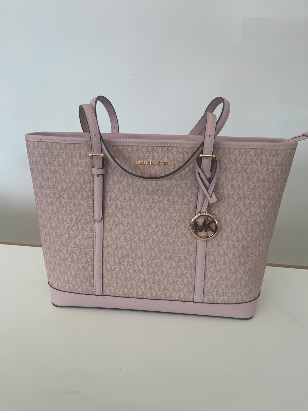 Borsa Shopper Rosa Michael Kors Logata