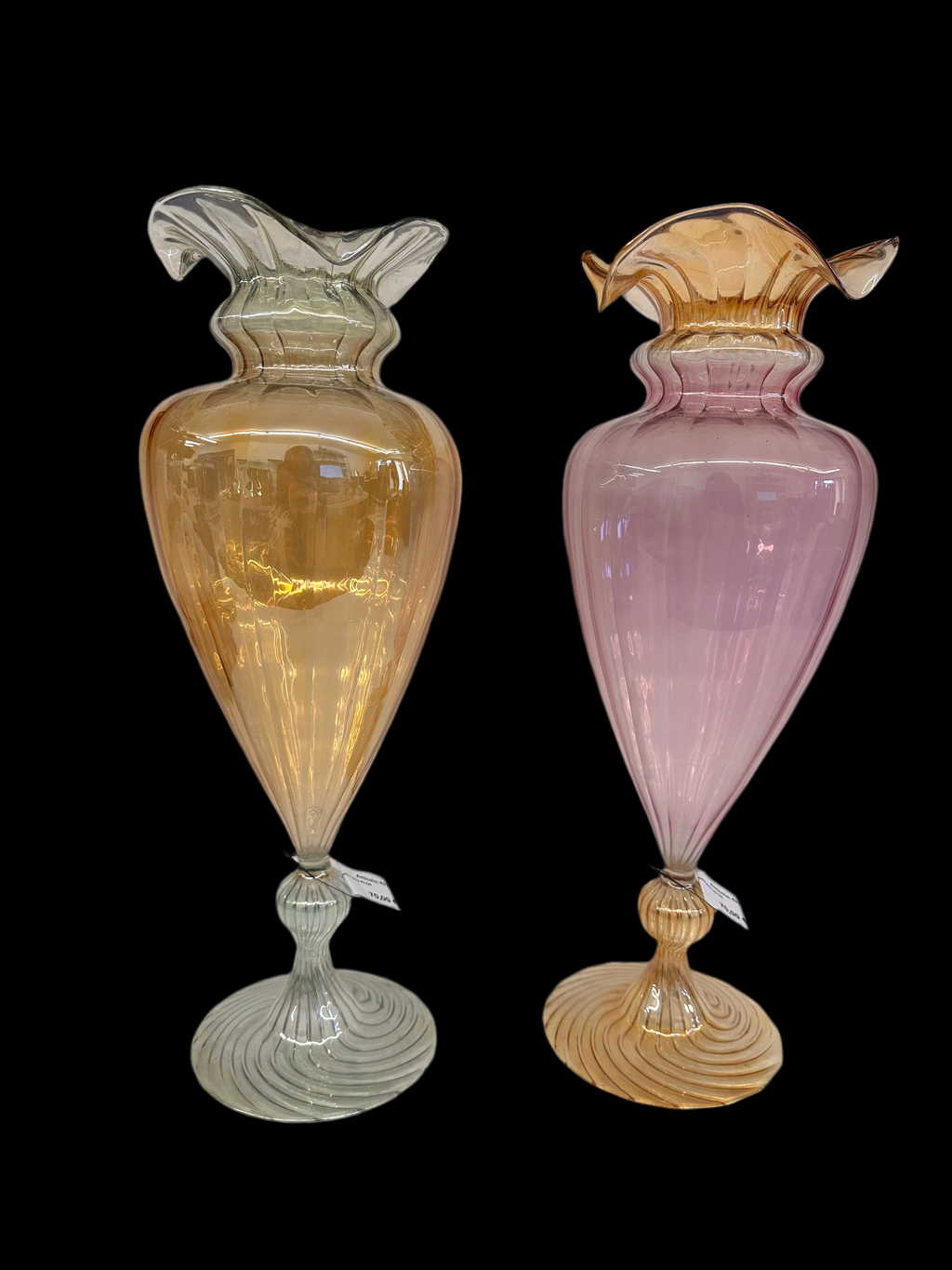 Vaso In Vetro Soffiato 45 Cm