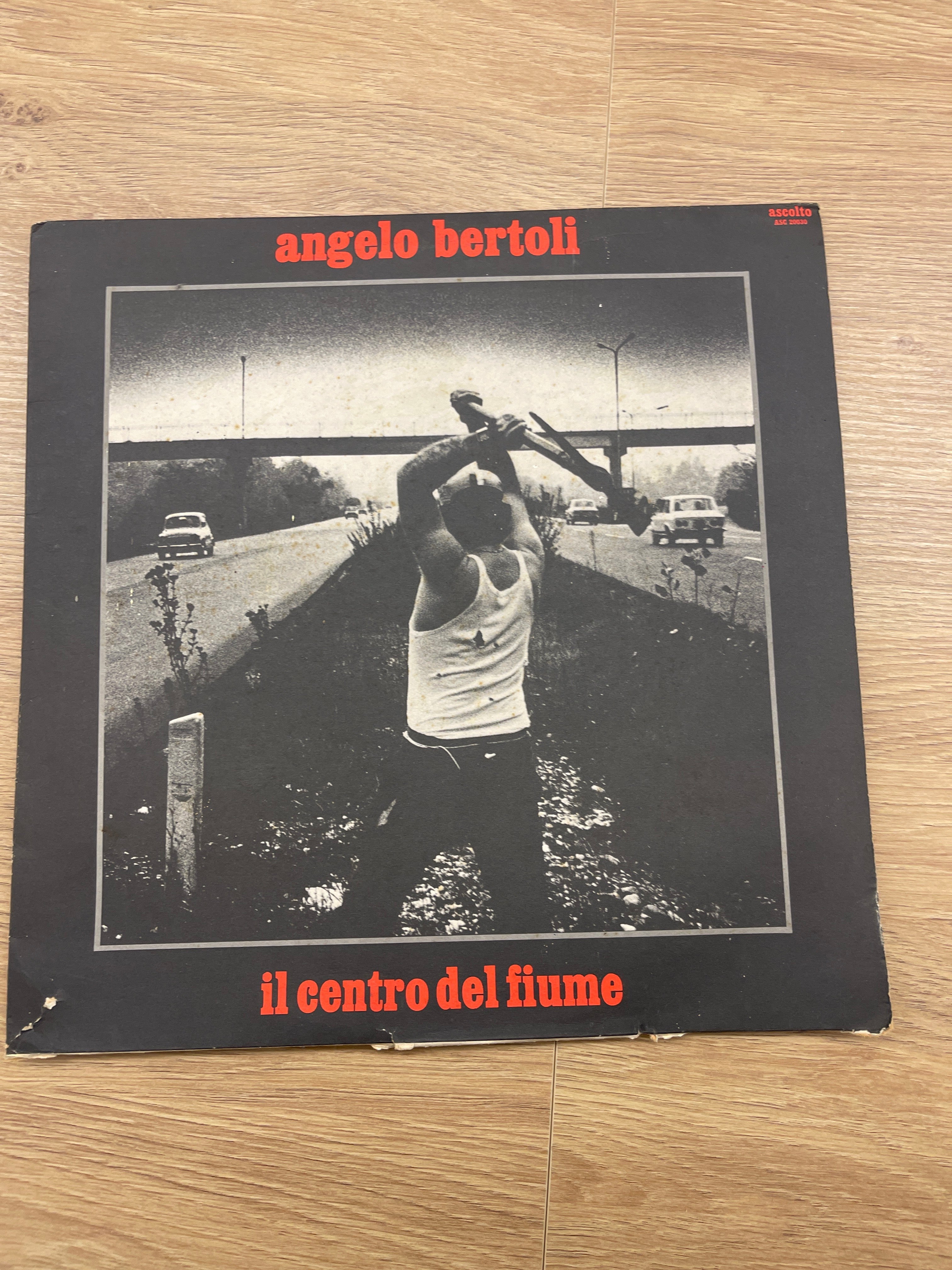 Disco Lp 3 Giri Vinile Angelo Bertoli * –il Centro Del Fiume