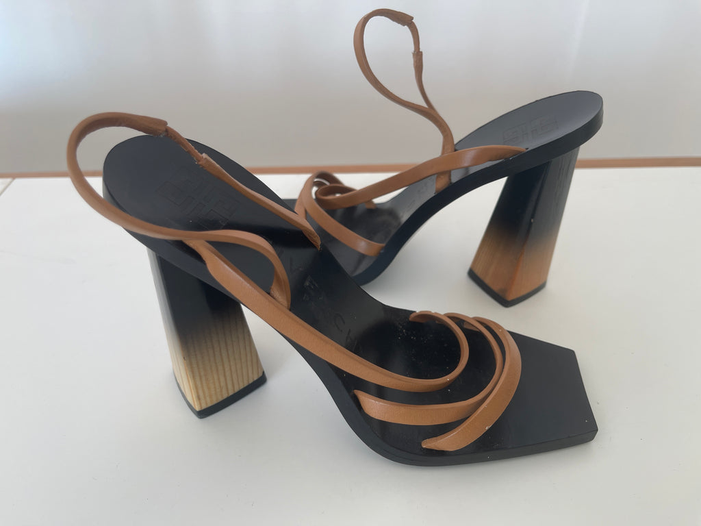 Sandalo Marrone Pelle Givenchy 37