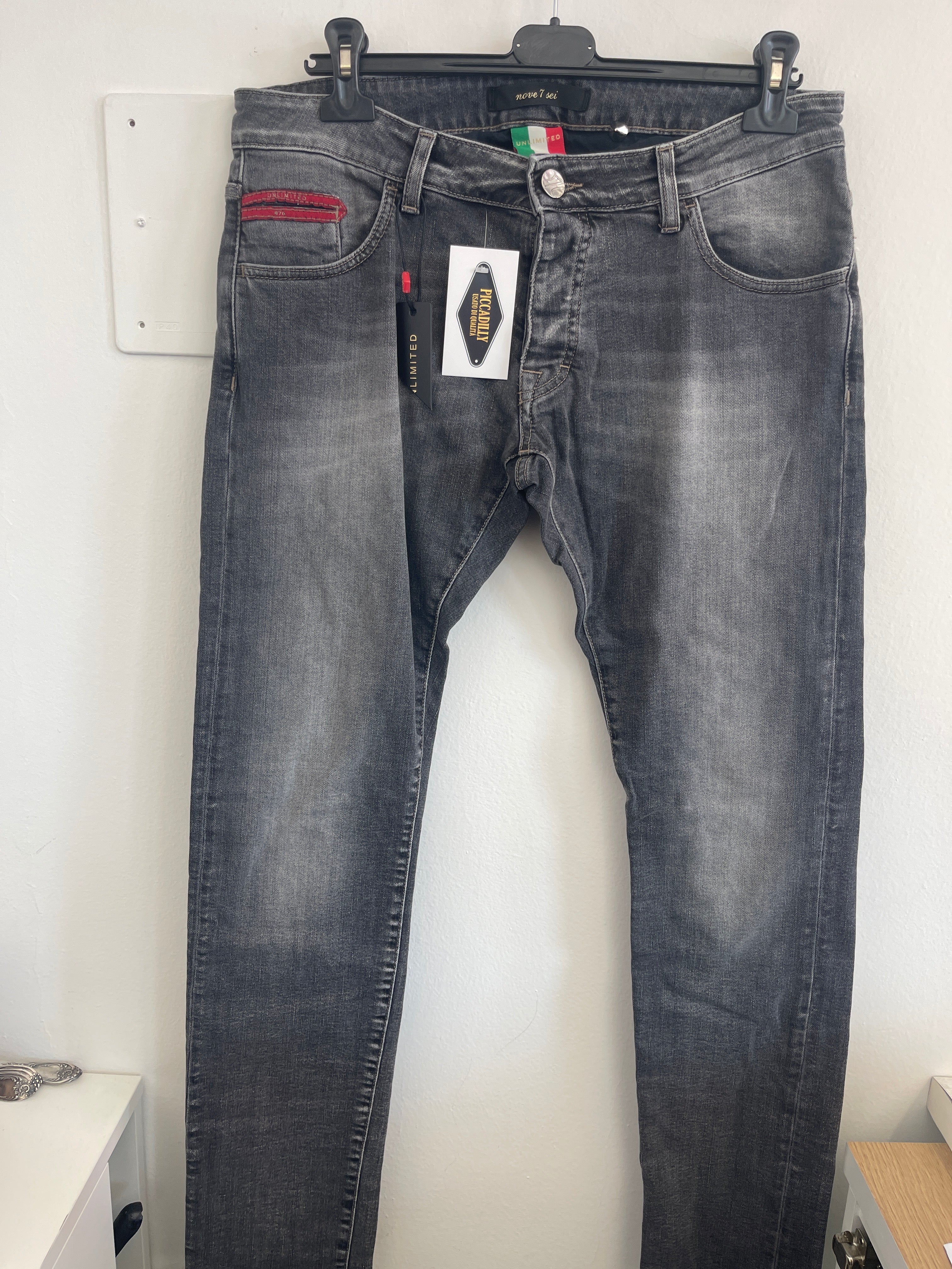 Jeans Uomo Vario Unlimited Nove 7 Sei Tg 31/33