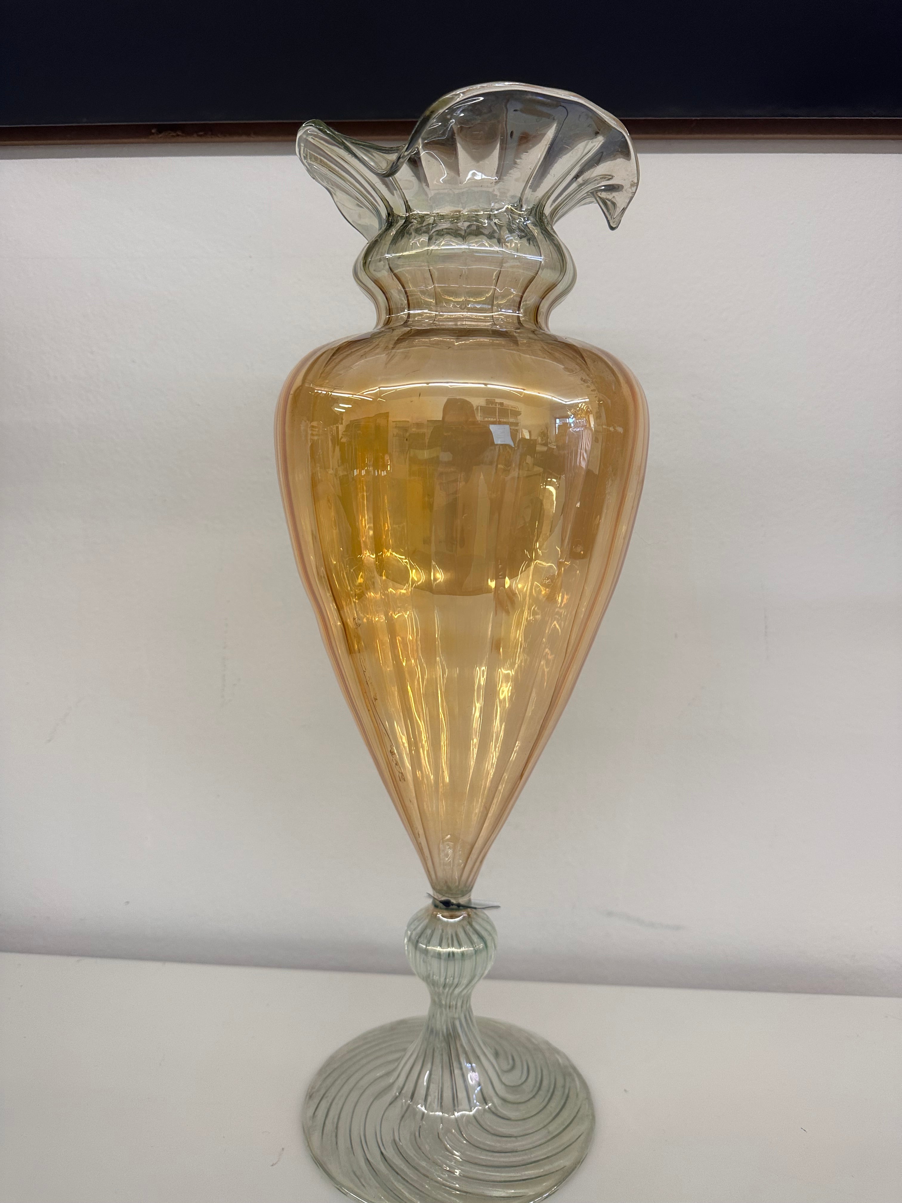 Vaso In Vetro Soffiato 45 Cm