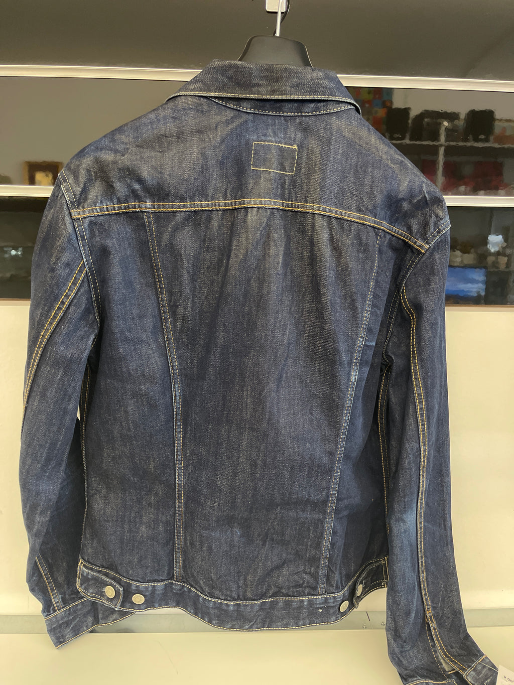 Giaccsa In Jeans Scuro Levi's Tg L