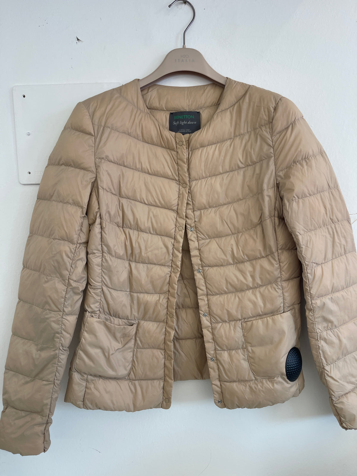 Giubbino Beige Benetton Tg 40