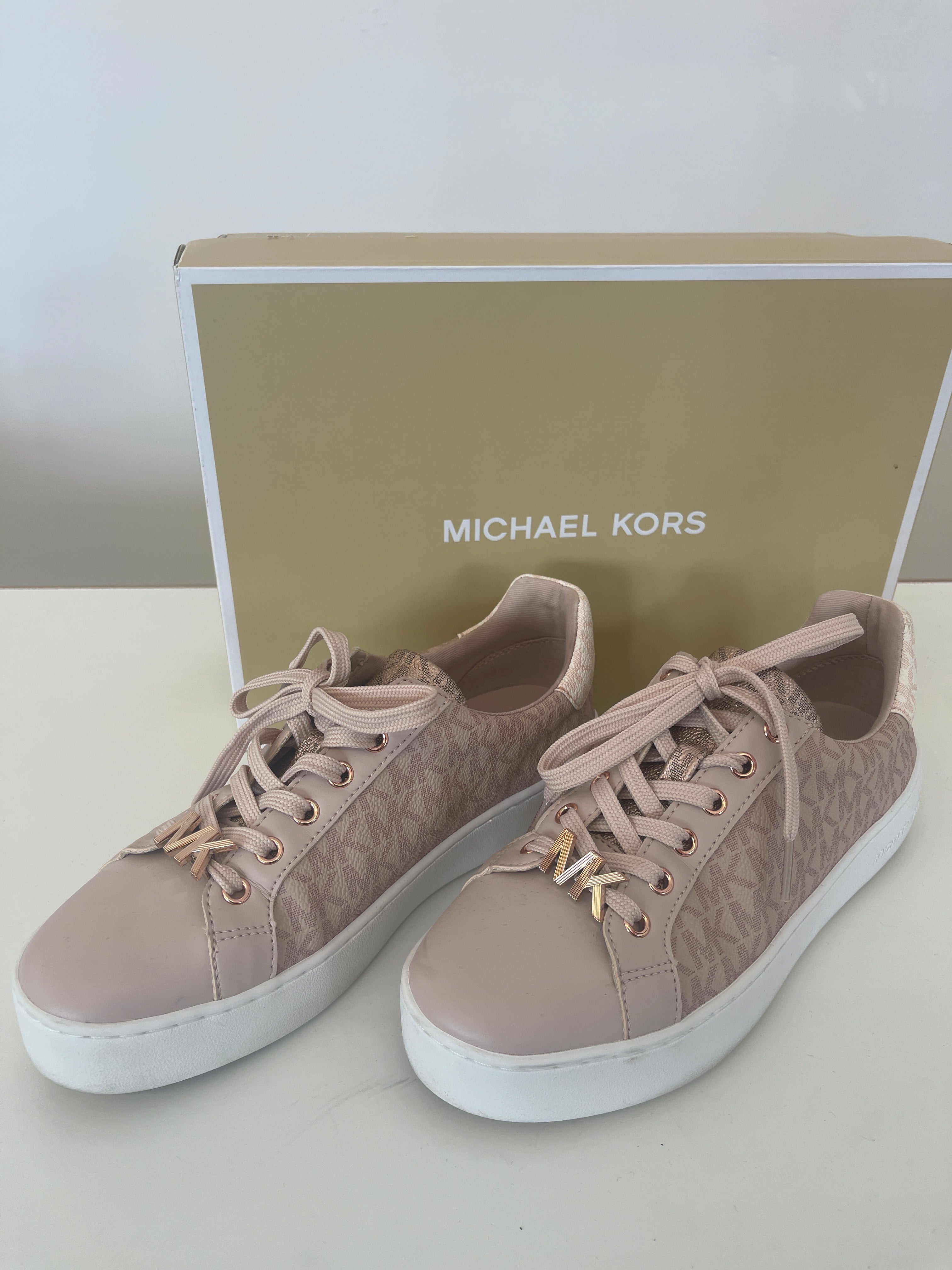 Scarpe Rosa Logate Michael Kors N 7m (38.5)