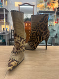 Stivaletti Casadei Maculati Cavallno Con Inserti In Pelli