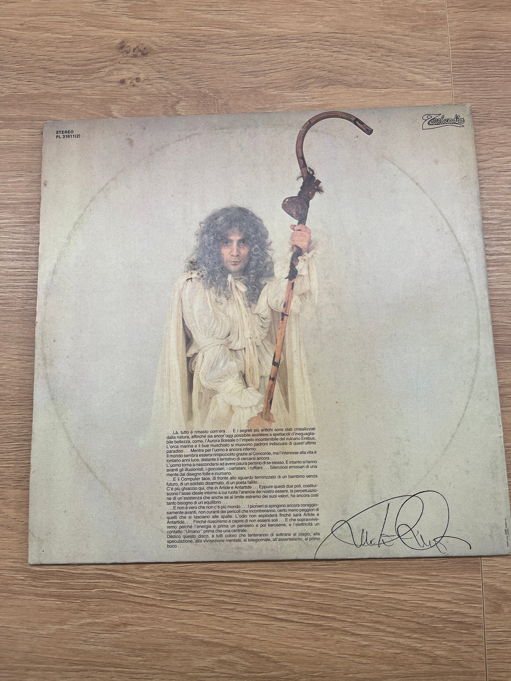 Disco Lp 33 Giri Vinile Renato Zero –artide Antartide
