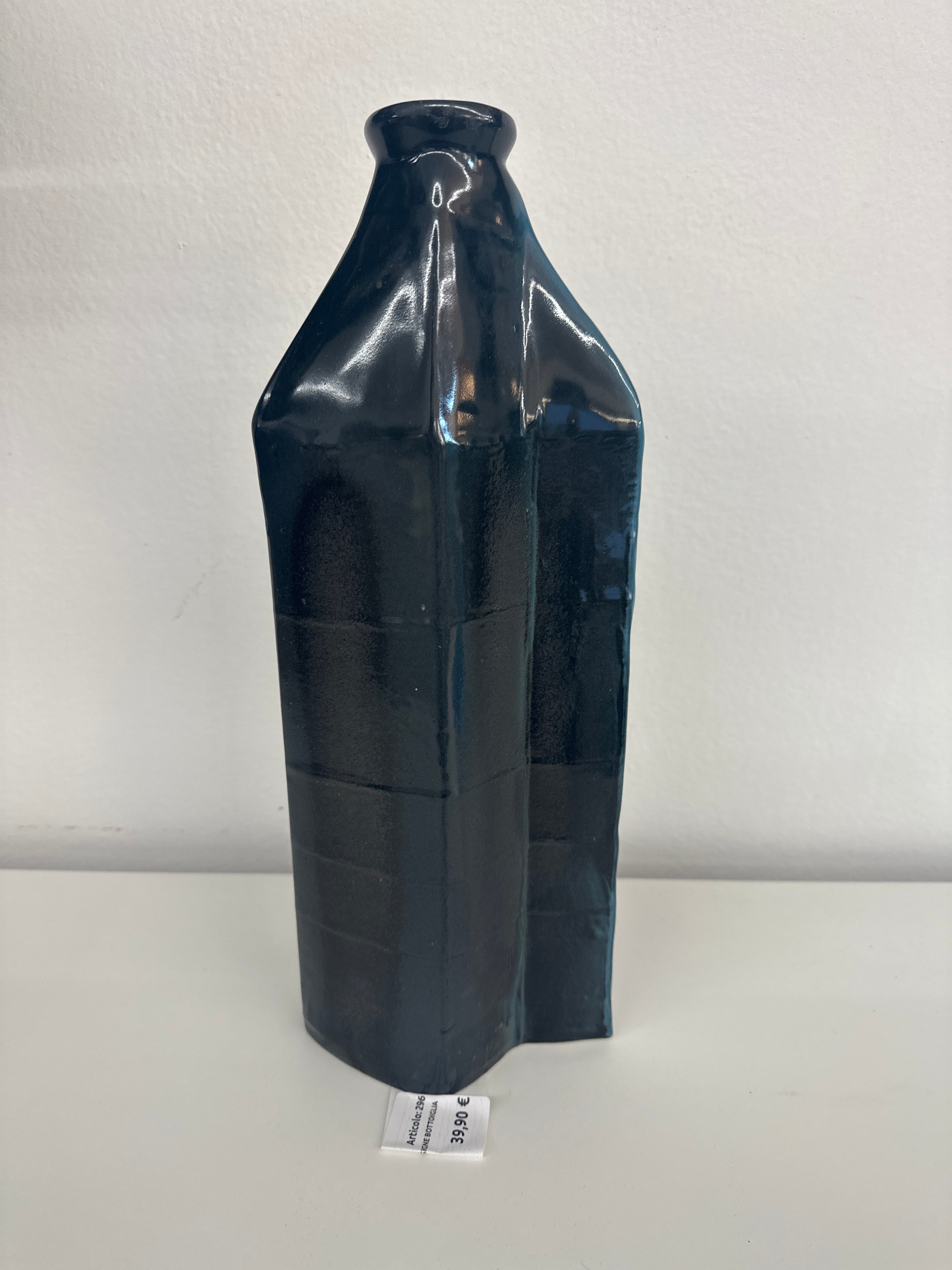 Vaso Porcellana Designe Bottoiglia Bassano