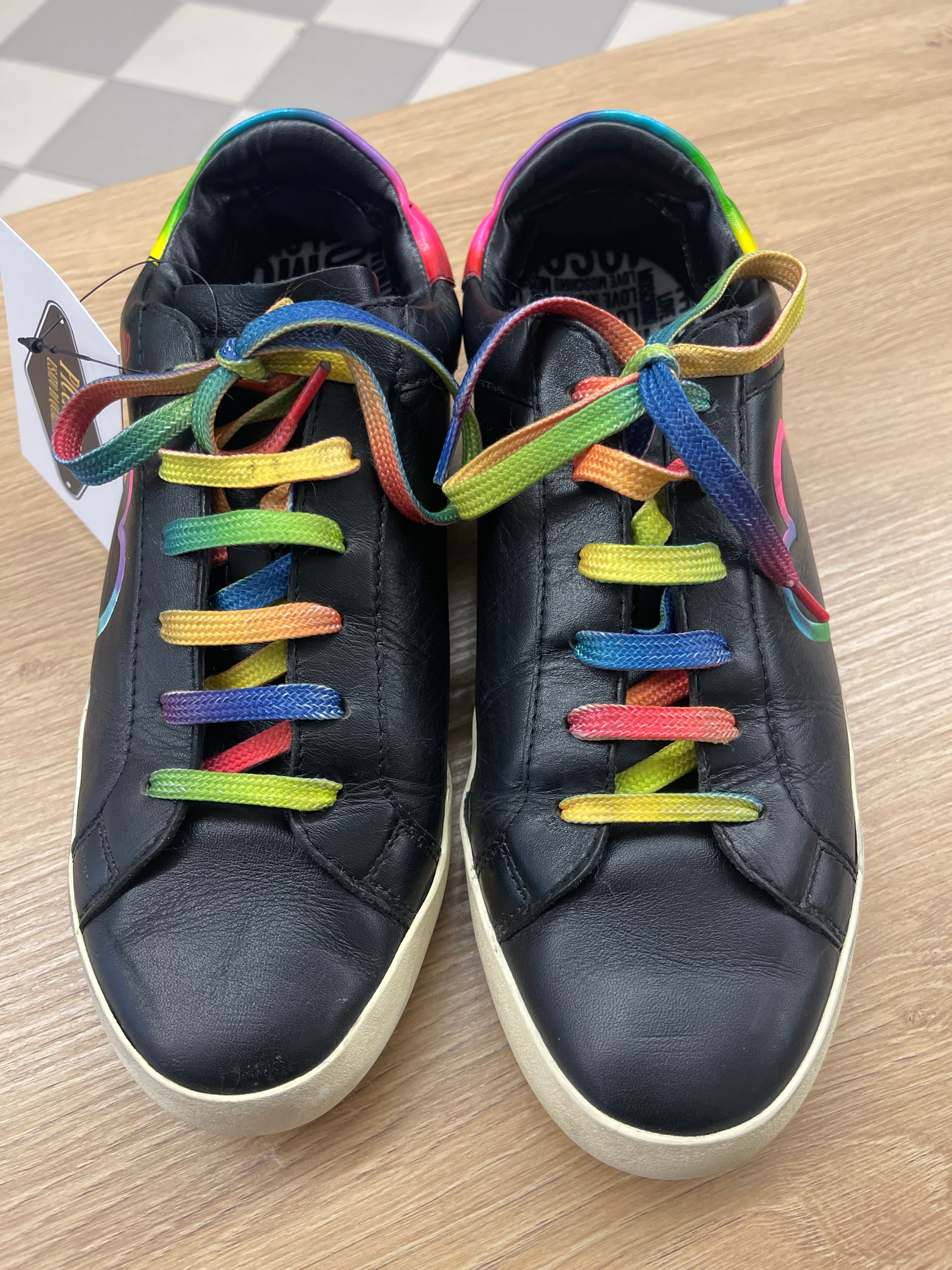 Scarpe Nere Love Moschino N.38 Pelle