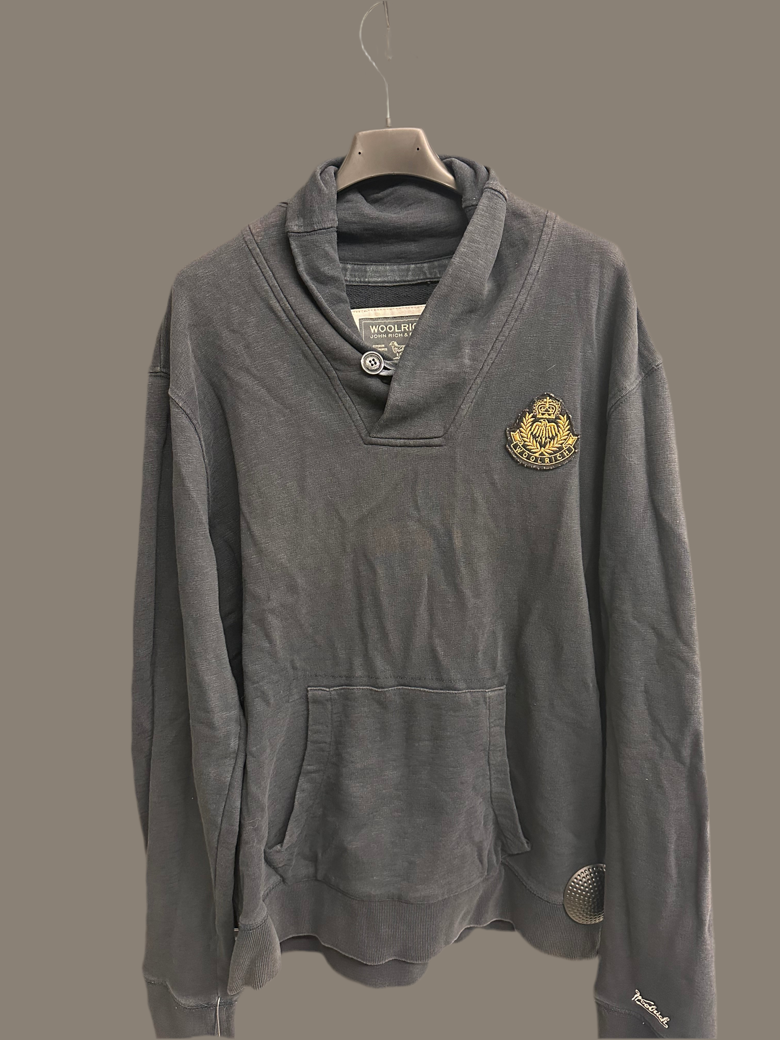Felpa Uomo Cotone Tg Circa L/xl Woolrich