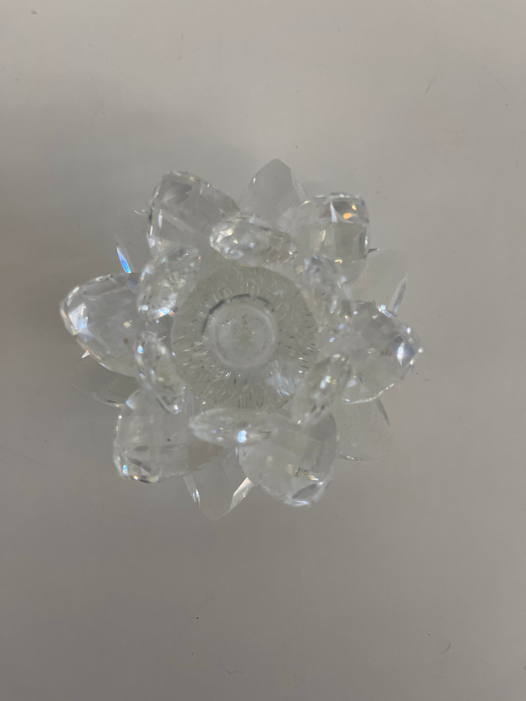 Porta Candela Swarowsky Fiore