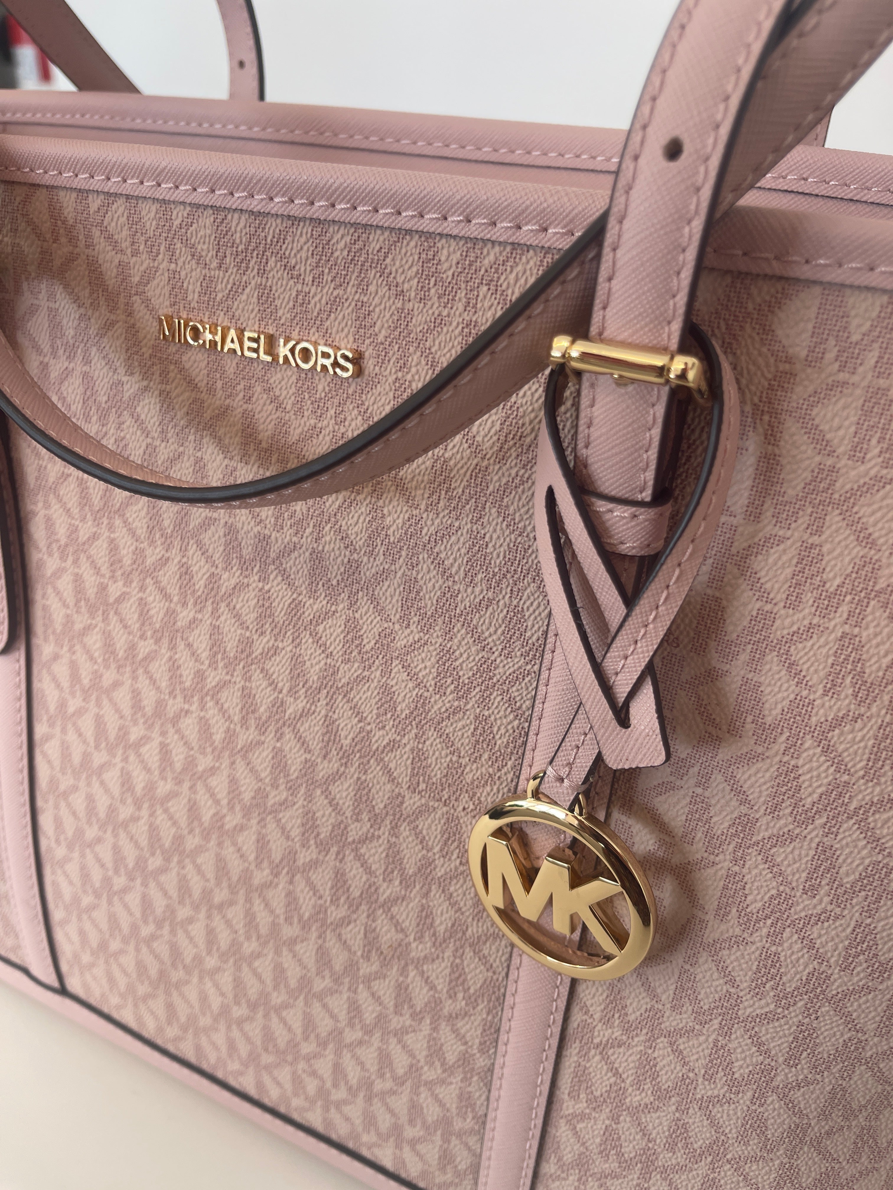 Borsa Shopper Rosa Michael Kors Logata