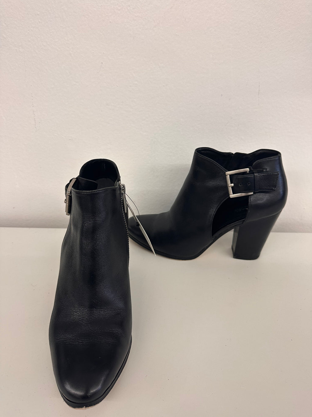 Stivaletto Nero Tacco Basso Apertura Michael Kors N 8