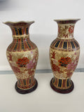 Coppia Vasi Vintage Orientale Royal Satsuna